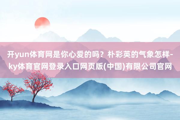 开yun体育网是你心爱的吗？朴彩英的气象怎样-ky体育官网登