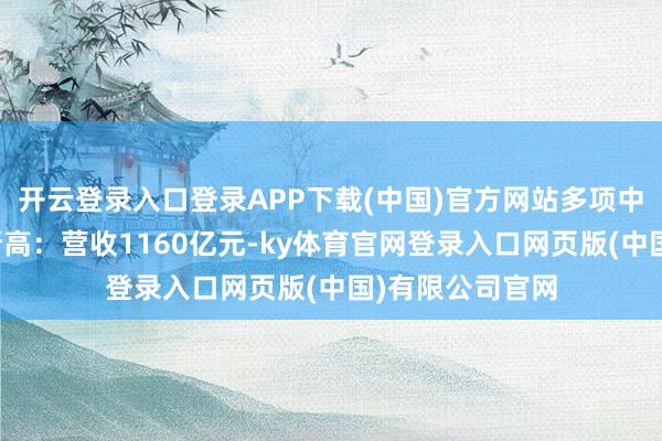 开云登录入口登录APP下载(中国)官方网站多项中枢假想创历史