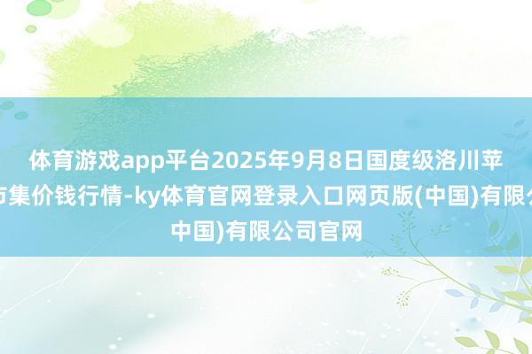 体育游戏app平台2025年9月8日国度级洛川苹果批发市集价